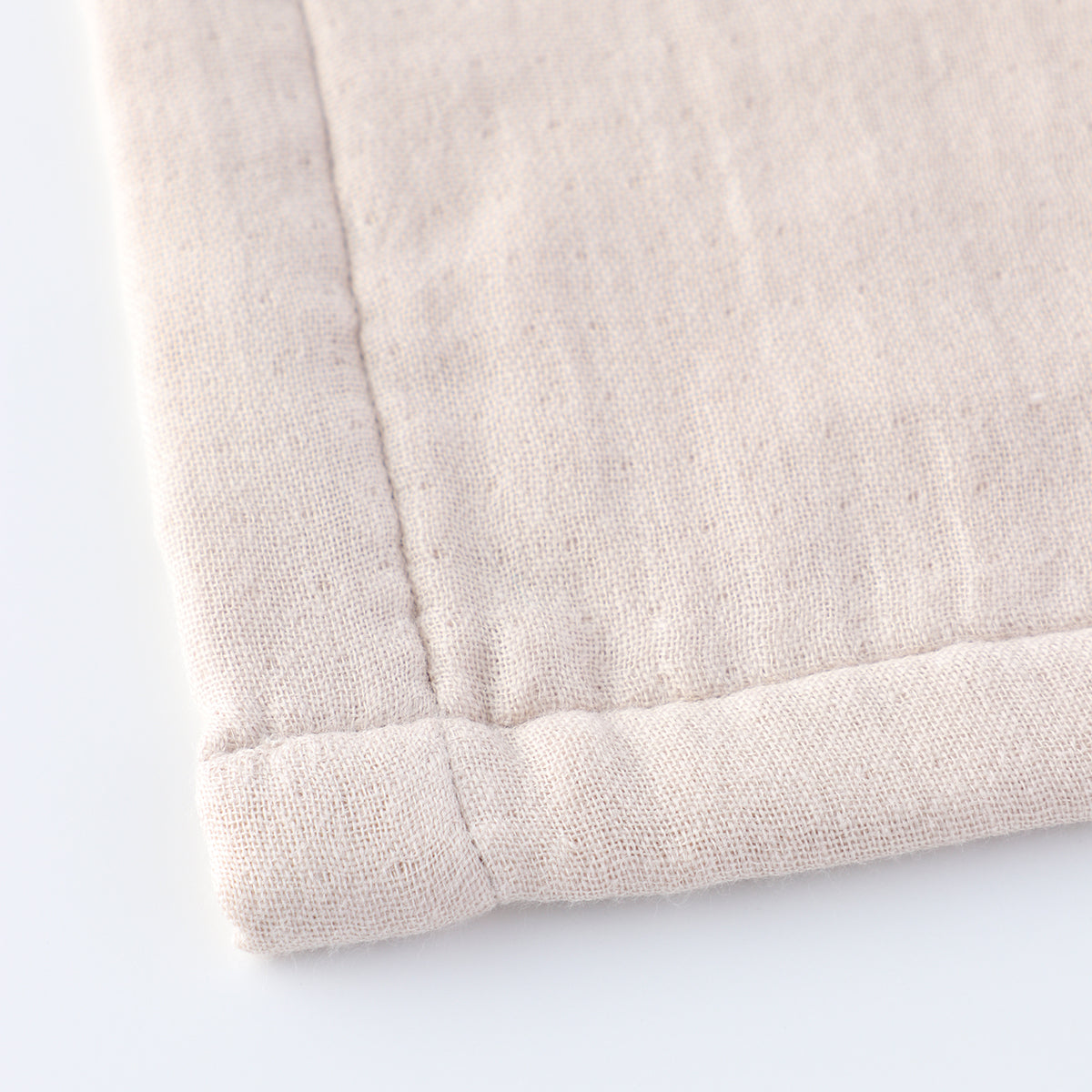 Marshmallow Gauze throw in Beige