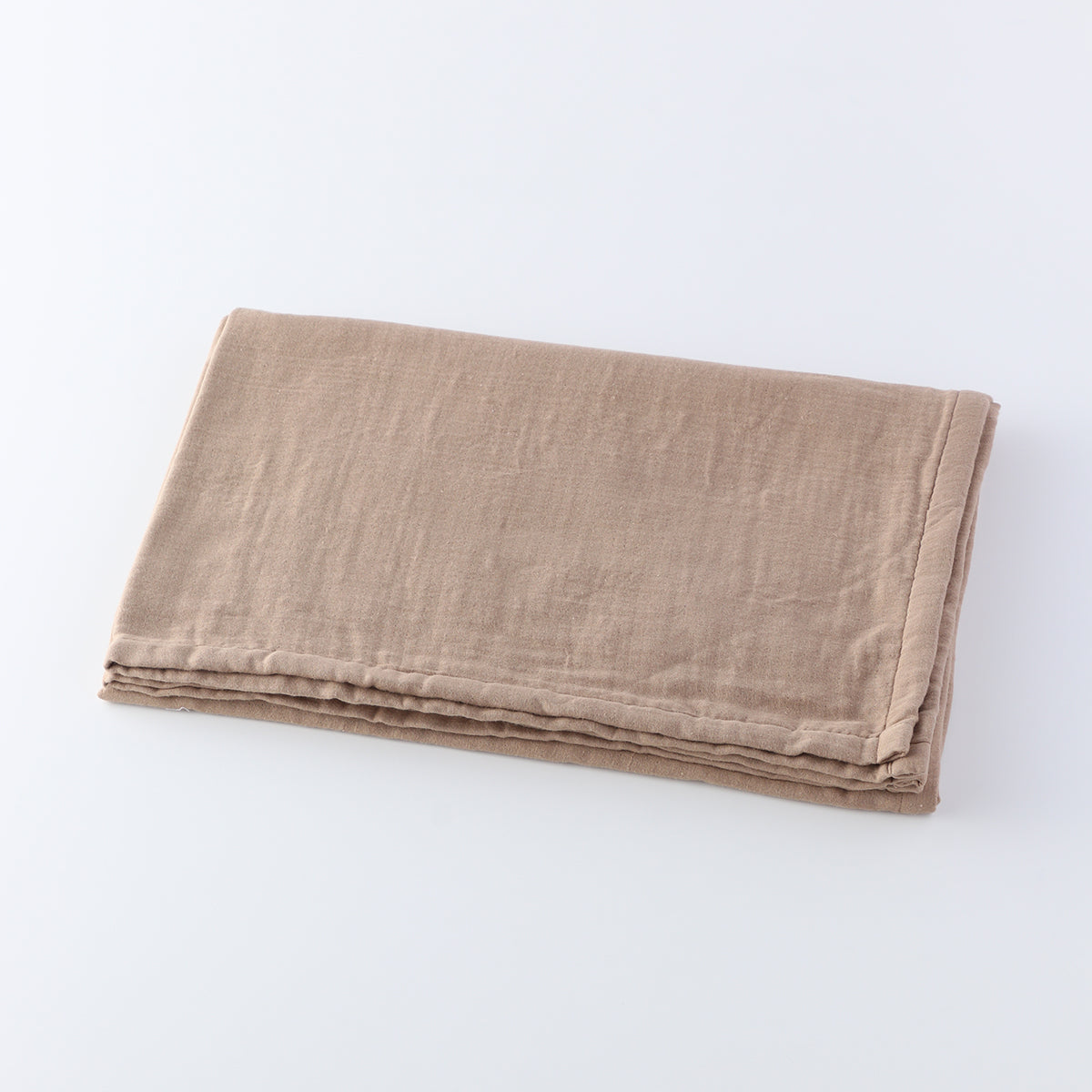 Marshmallow Gauze throw in Brown