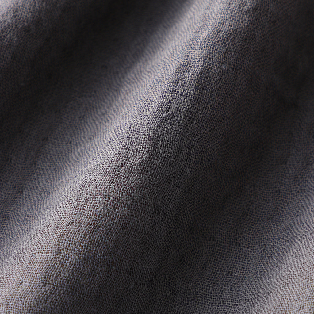 Marshmallow Gauze throw in Dark Grey