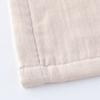 Marshmallow Gauze throw in Beige