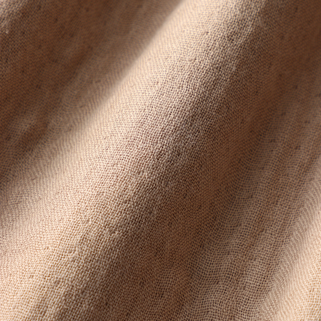 Marshmallow Gauze throw in Brown