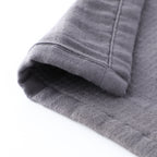 Marshmallow Gauze throw in Dark Grey