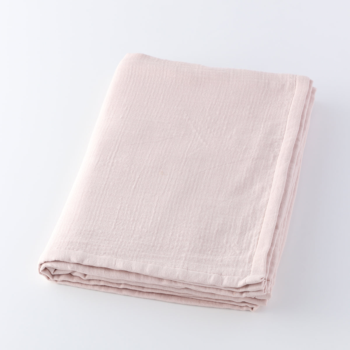 Marshmallow Gauze throw in Light Pink