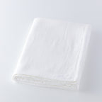Marshmallow Gauze throw in White