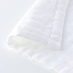 Marshmallow Gauze throw in White