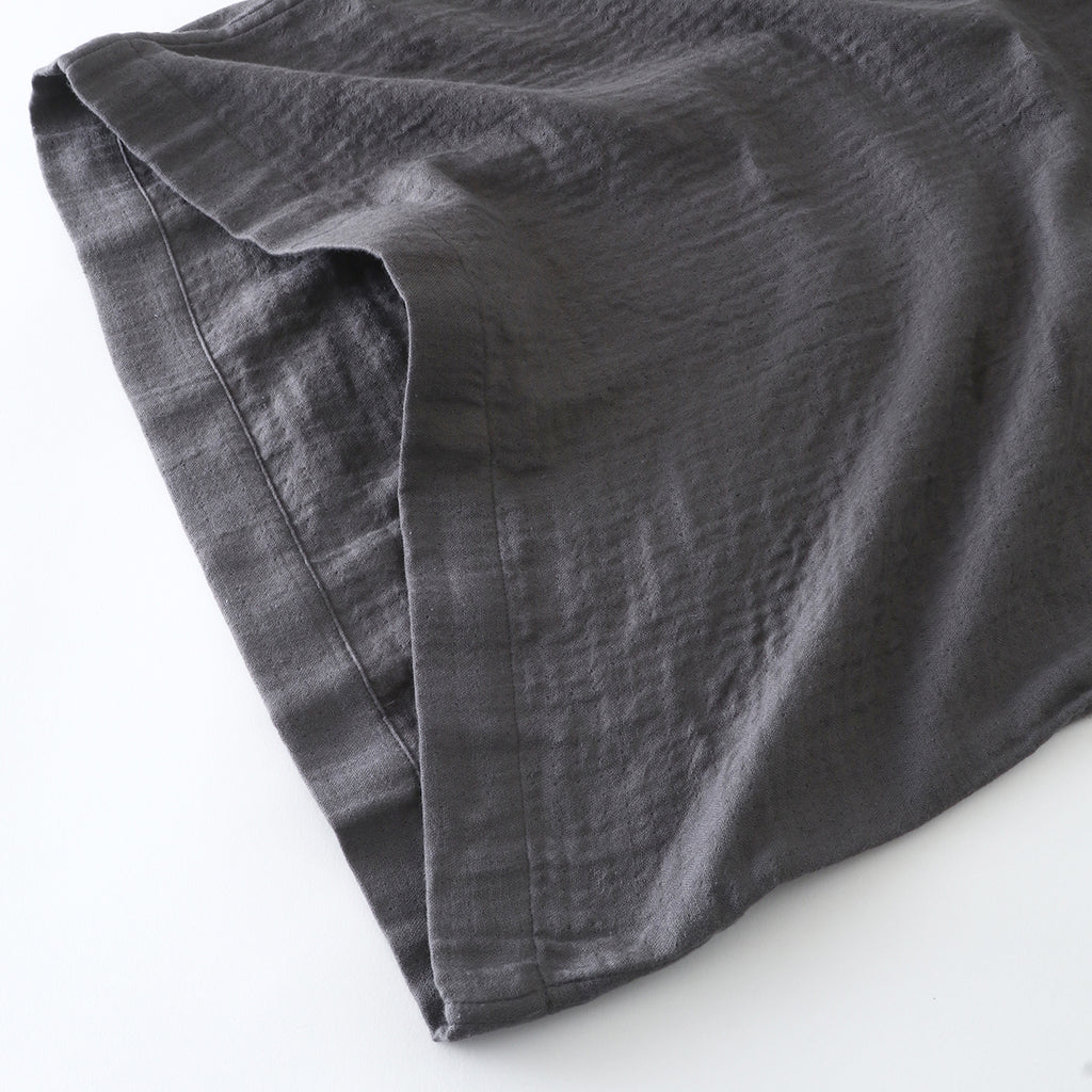 Marshmallow Gauze pillow case in Dark Grey