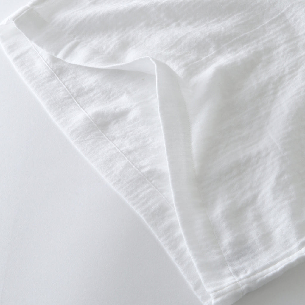 Marshmallow Gauze pillow case in White