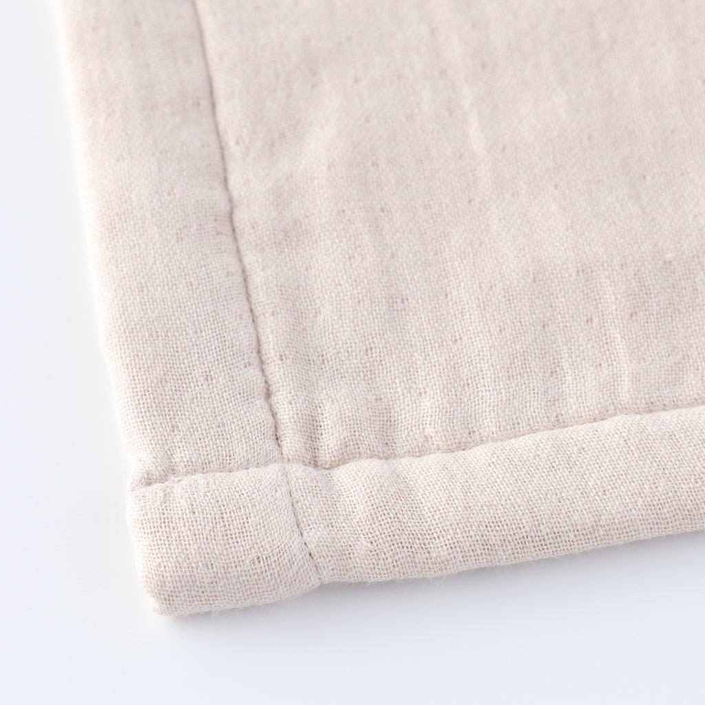 Marshmallow Gauze throw in Beige
