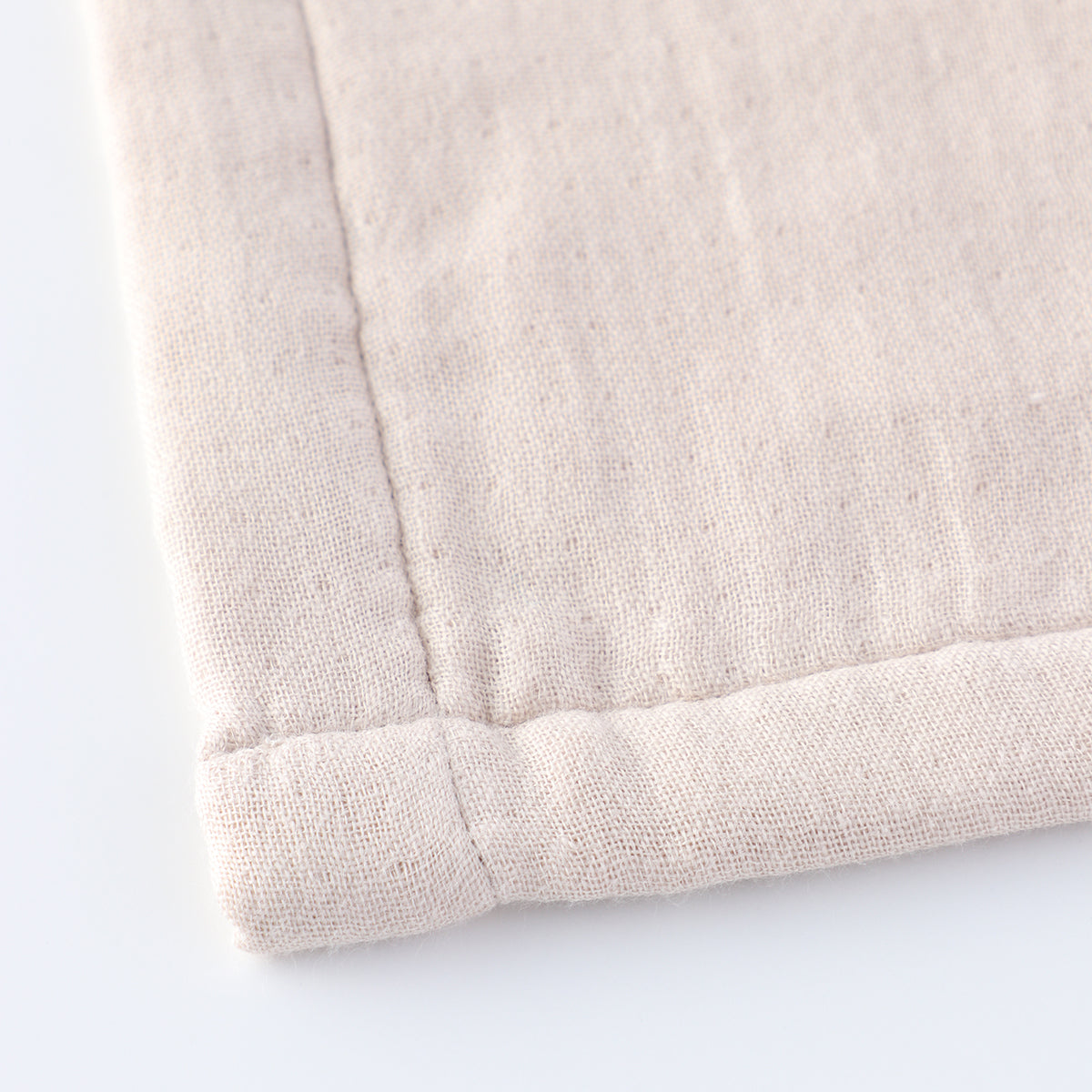 Marshmallow Gauze throw in Beige