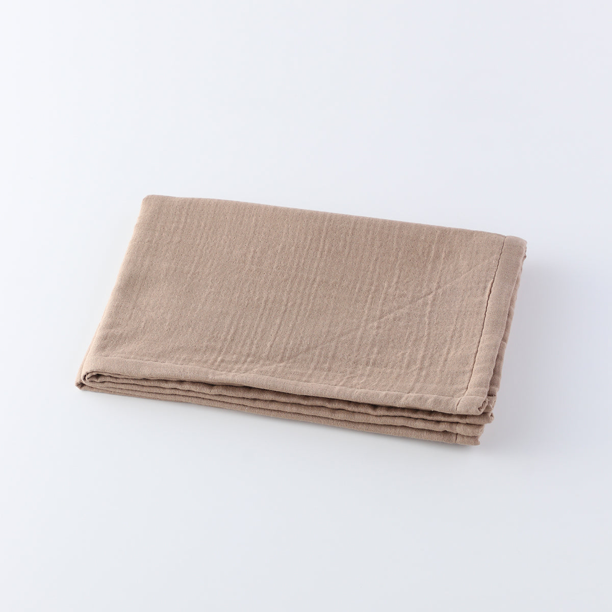 Marshmallow Gauze throw in Brown