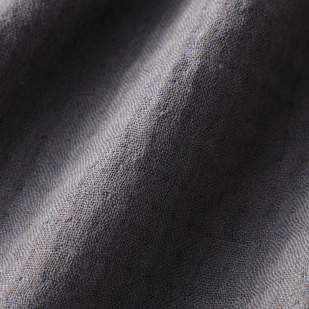 Marshmallow Gauze throw in Dark Grey