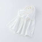 Marshmallow Gauze throw in White