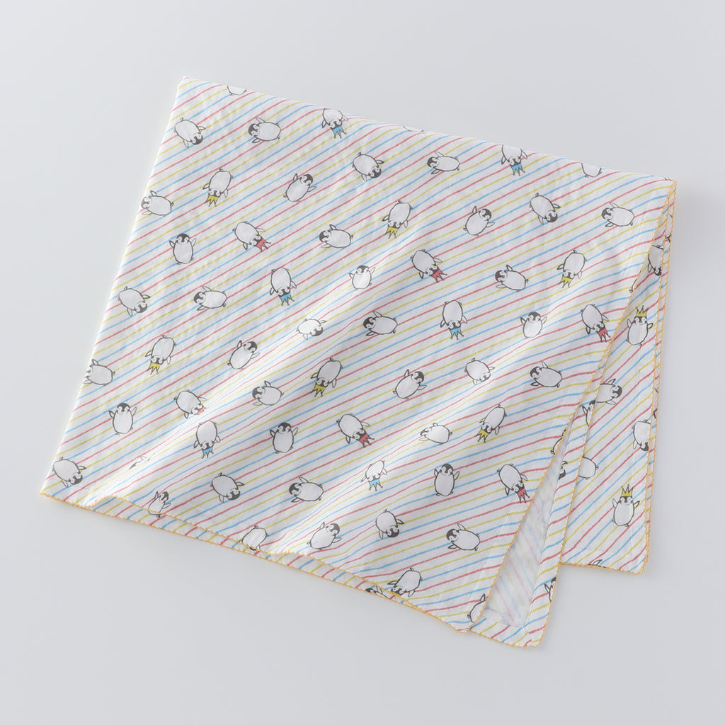Marshmallow Gauze penguin free cloth