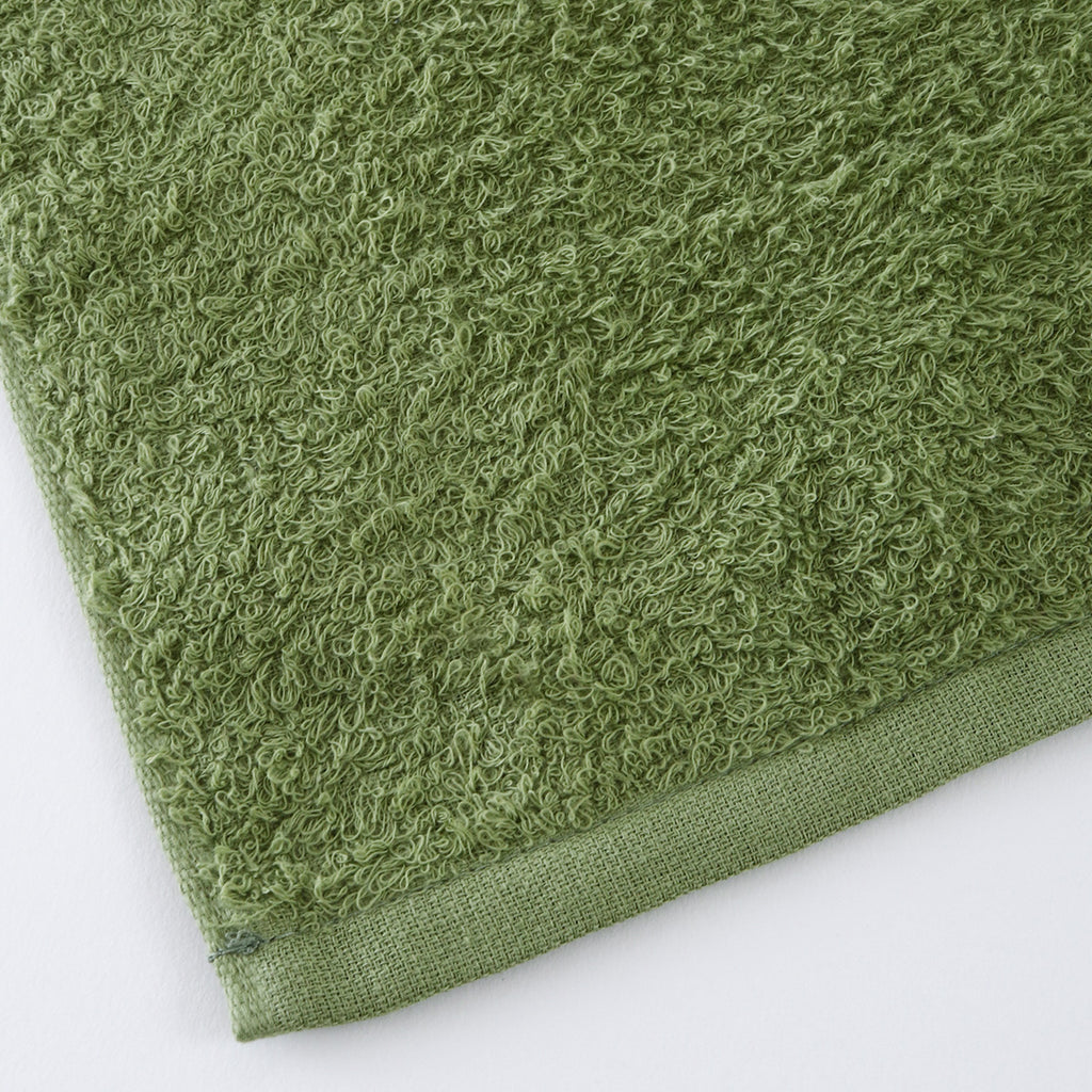 Oboro Towel Japanese Traditional Colours guest towel in Matcha (Matcha Green)