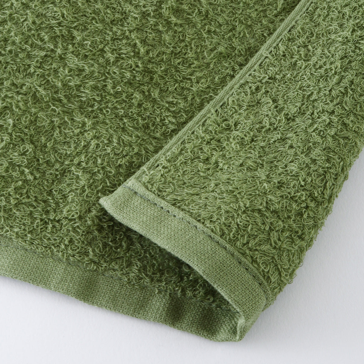 Oboro Towel Japanese Traditional Colours guest towel in Matcha (Matcha Green)
