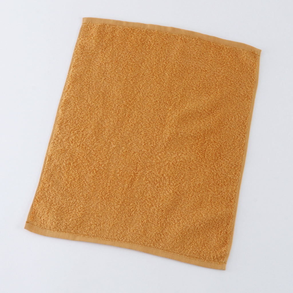 Oboro Towel Japanese Traditional Colours guest towel in Yamabuki (Golden Yellow)