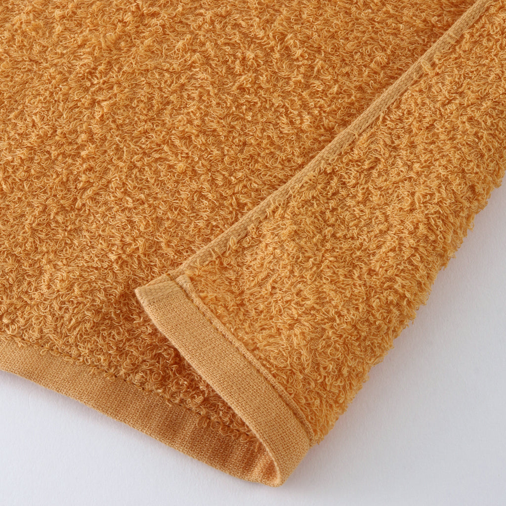 Oboro Towel Japanese Traditional Colours guest towel in Yamabuki (Golden Yellow)