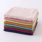 Oboro Towel Japanese Traditional Colours guest towel in Yamabuki (Golden Yellow)
