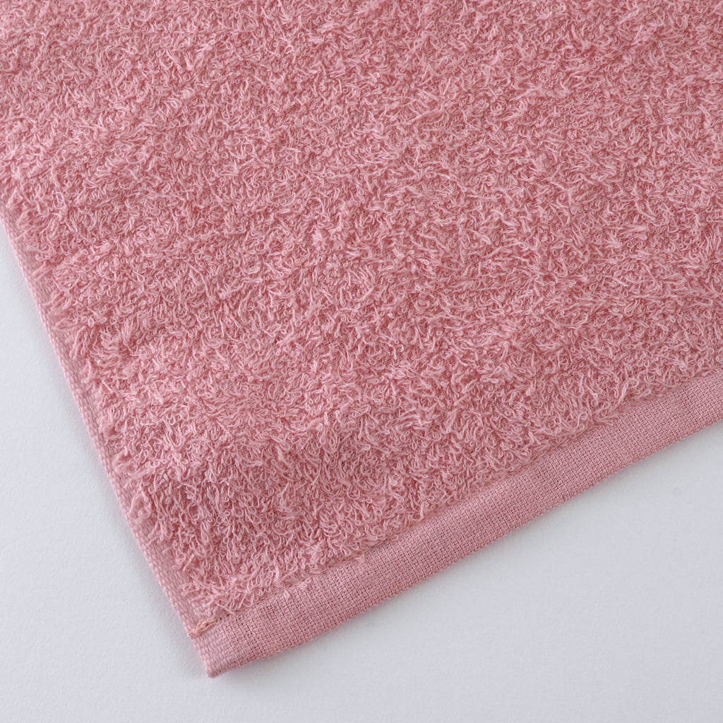 Oboro Towel Japanese Traditional Colours guest towel in Usubeni (Light Crimson)