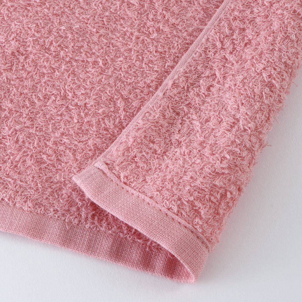 Oboro Towel Japanese Traditional Colours guest towel in Usubeni (Light Crimson)