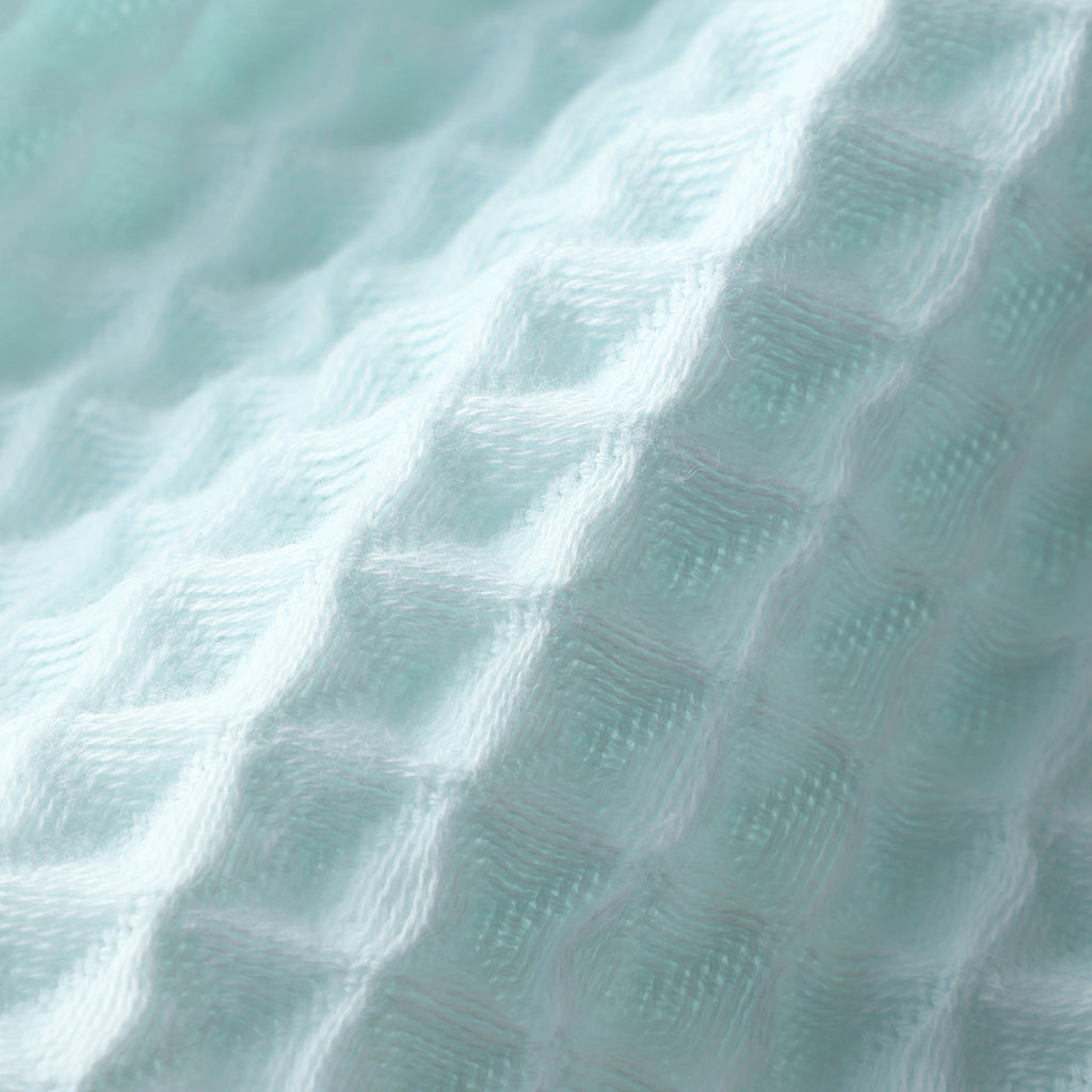 Air Waffle guest towel in Blue