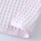 Air Waffle guest towel in Pink