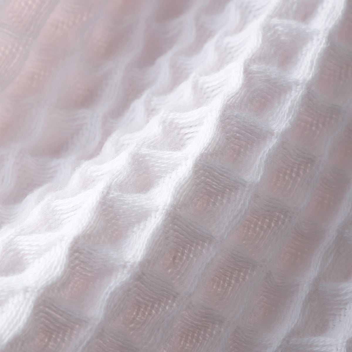 Air Waffle guest towel in Pink