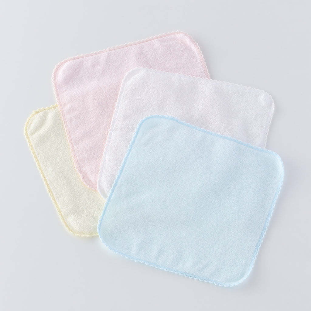 Fuwafuwa Color towel handkerchief in Blue