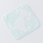 Fuwafuwa Bunny towel handkerchief in Light Blue