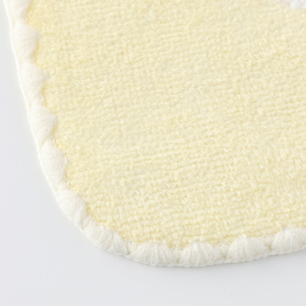 Fuwafuwa Bunny towel handkerchief in Light Yellow