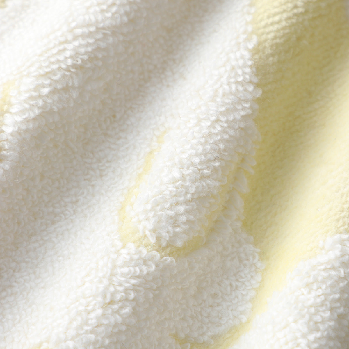Fuwafuwa Bunny towel handkerchief in Light Yellow
