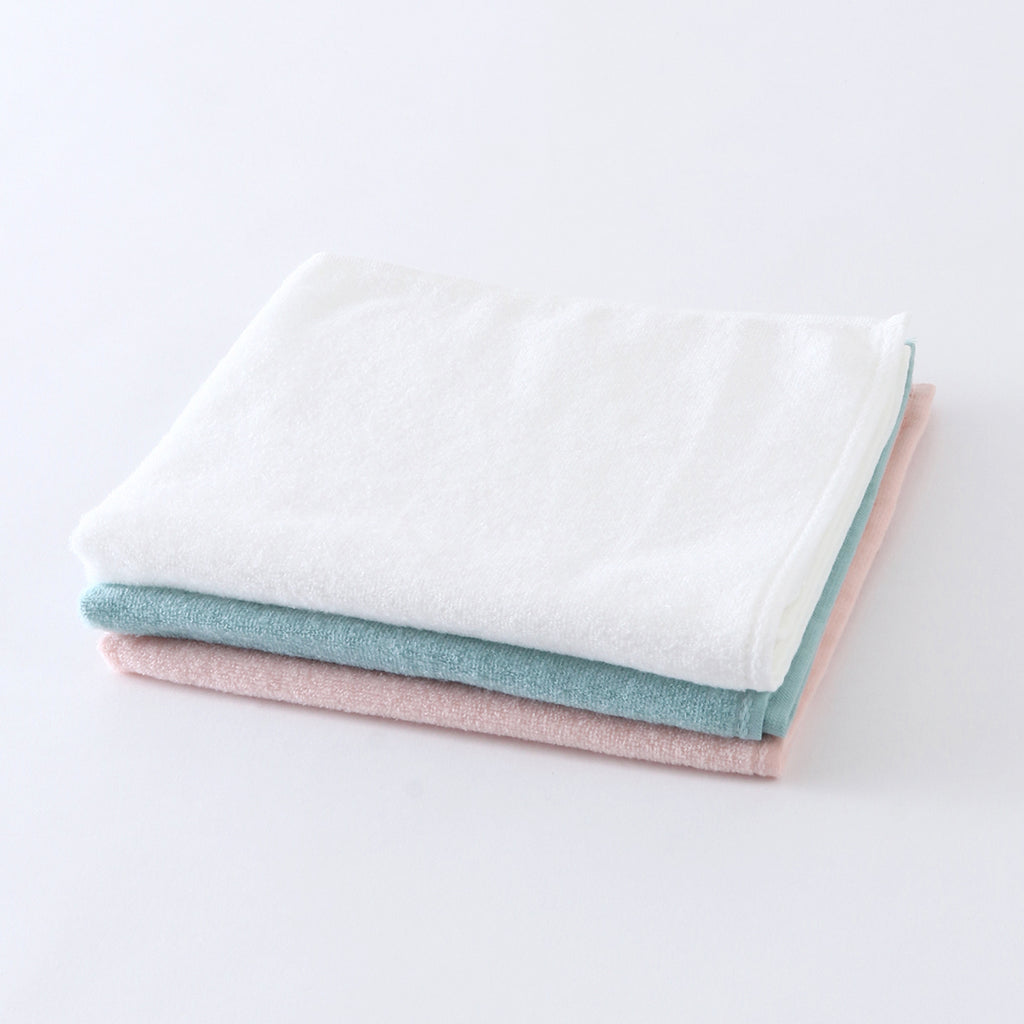 Airy Touch guest towel in Blue Green