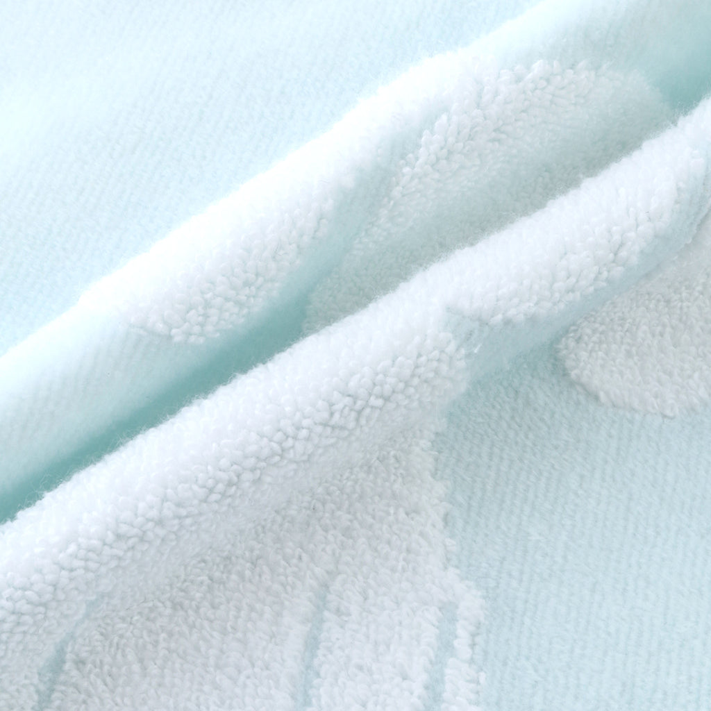 Fuwafuwa Bunny guest towel in Light Blue