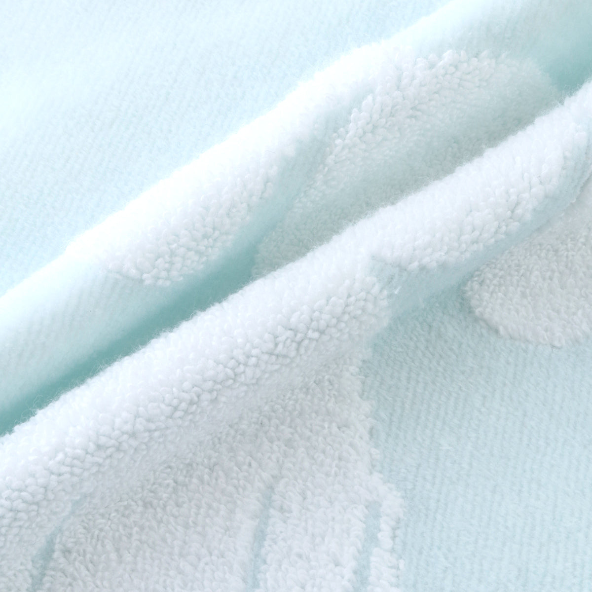 Fuwafuwa Bunny guest towel in Light Blue
