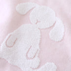 Fuwafuwa Bunny guest towel in Light Pink