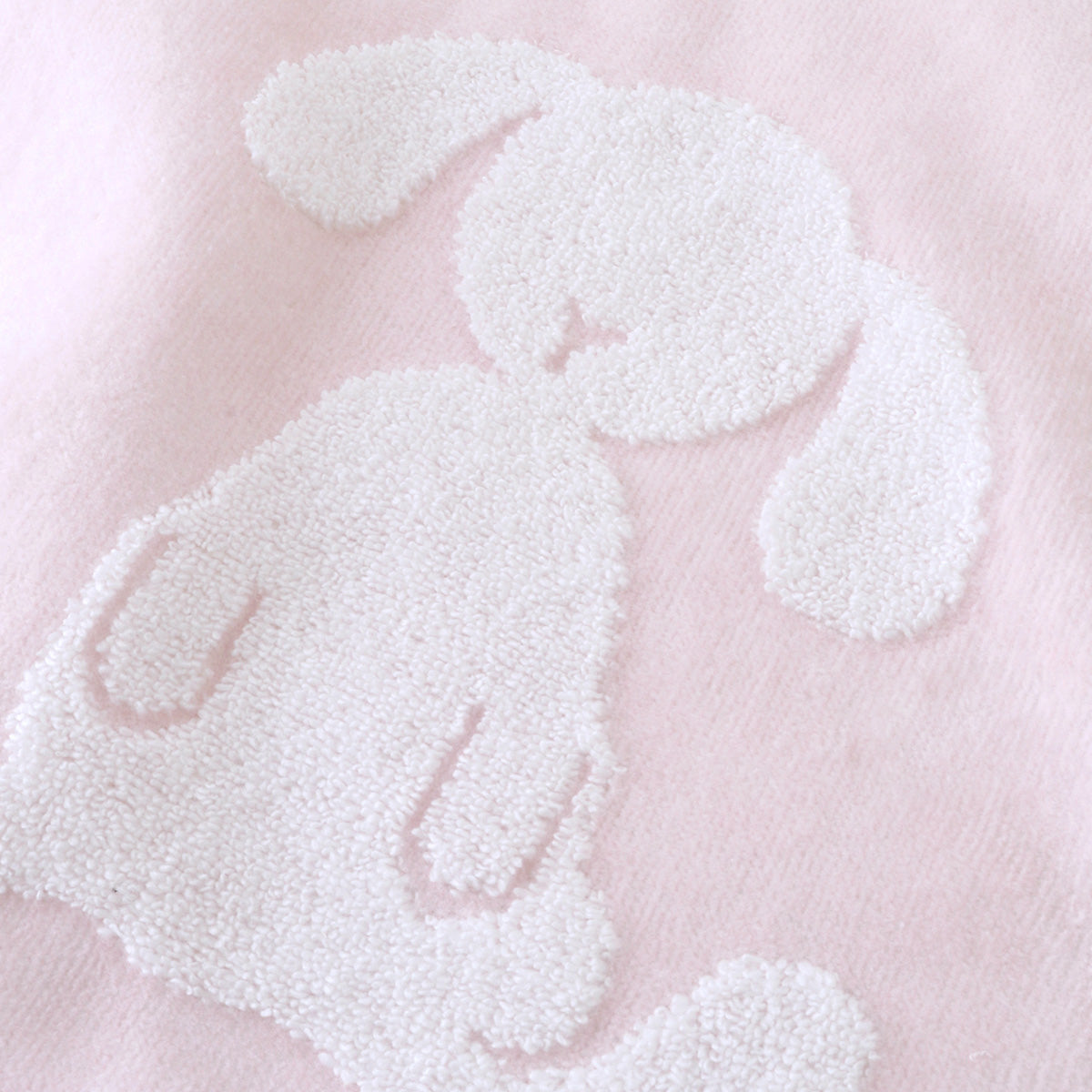 Fuwafuwa Bunny guest towel in Light Pink