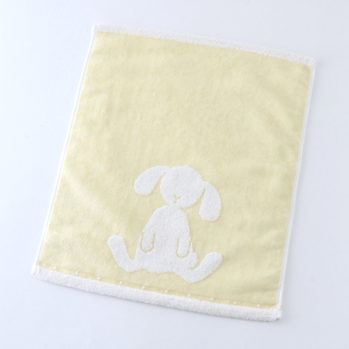 Fuwafuwa Bunny guest towel in Light Yellow