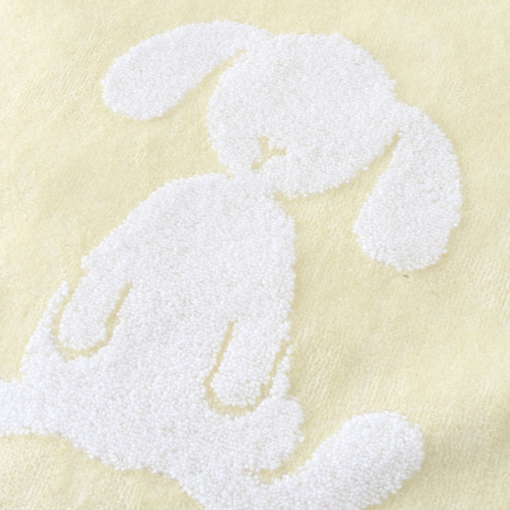 Fuwafuwa Bunny guest towel in Light Yellow