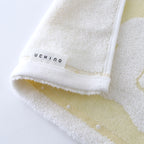 Fuwafuwa Bunny guest towel in Light Yellow