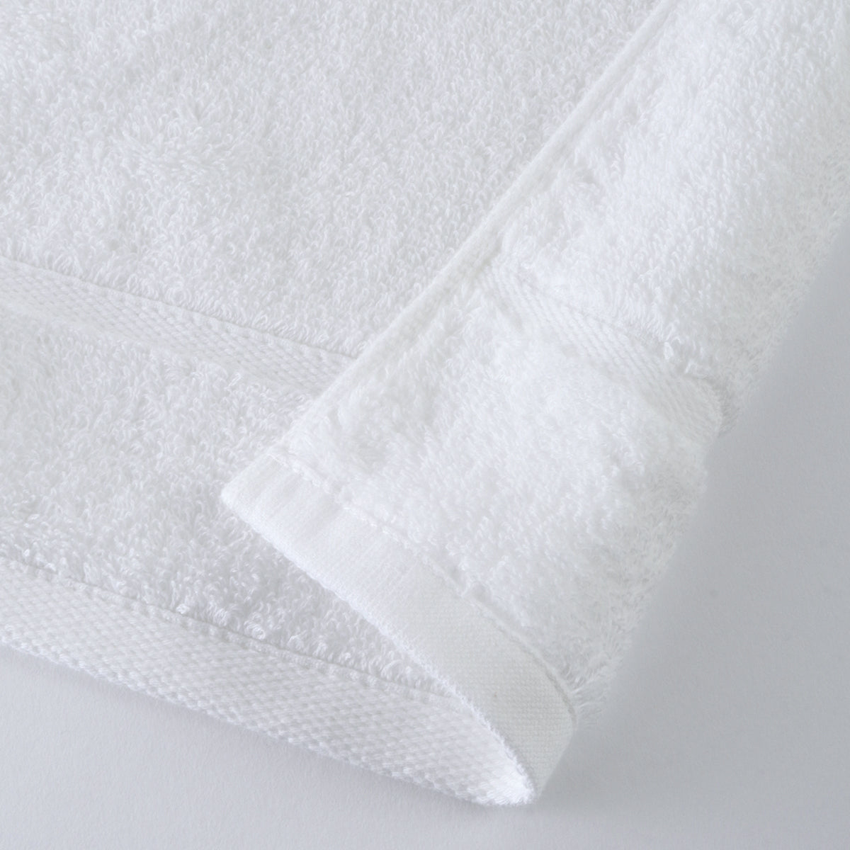 Quick Dry Tint face towel in White