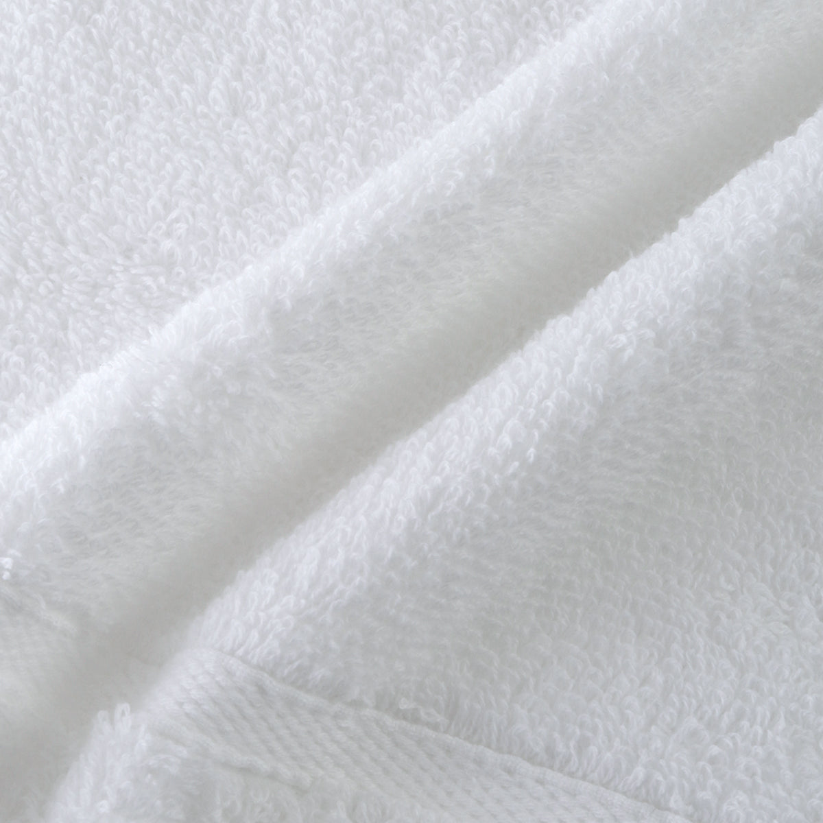 Quick Dry Tint face towel in White
