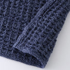 Smart Style Waffle towel handkerchief in Dark Blue