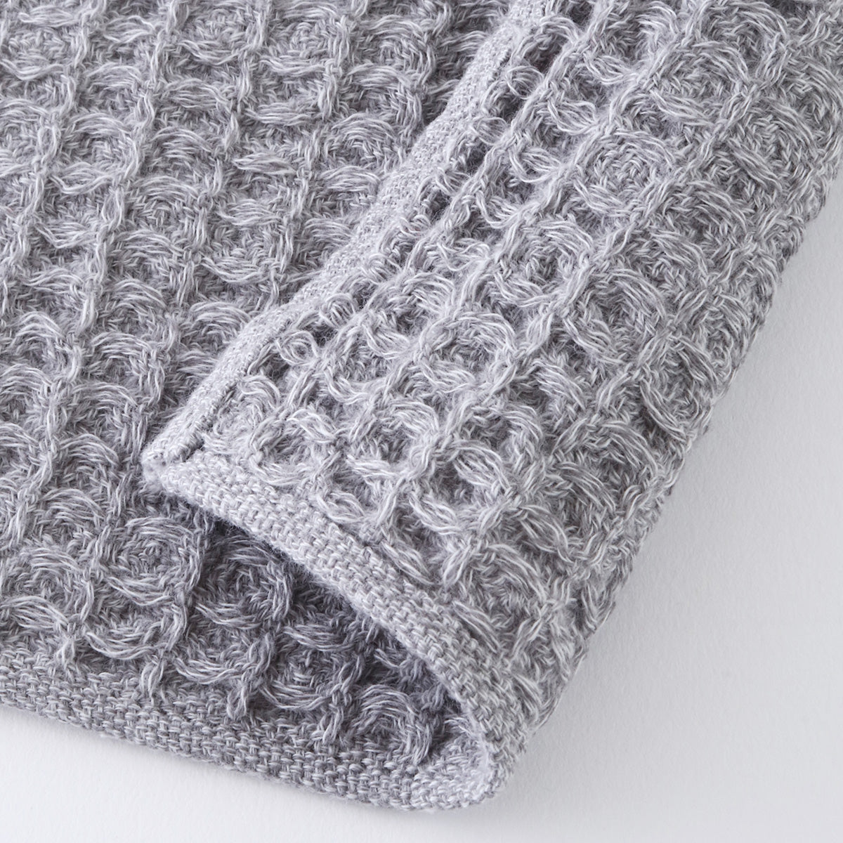 Smart Style Waffle towel handkerchief in Grey