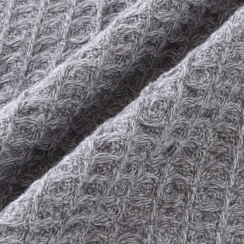 Smart Style Waffle towel handkerchief in Grey