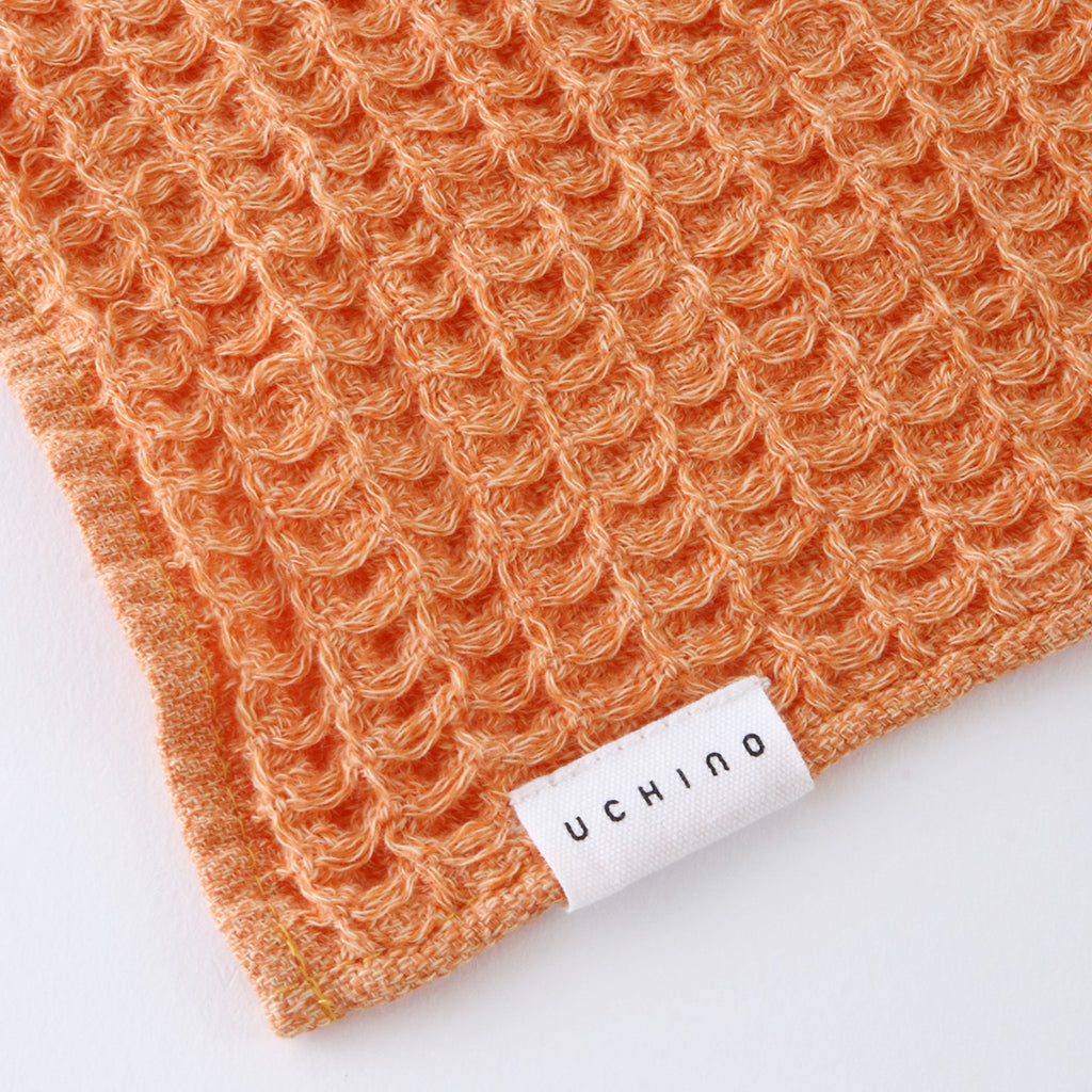 Smart Style Waffle towel handkerchief in Orange