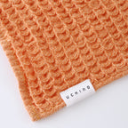 Smart Style Waffle towel handkerchief in Orange