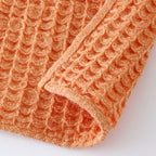 Smart Style Waffle towel handkerchief in Orange