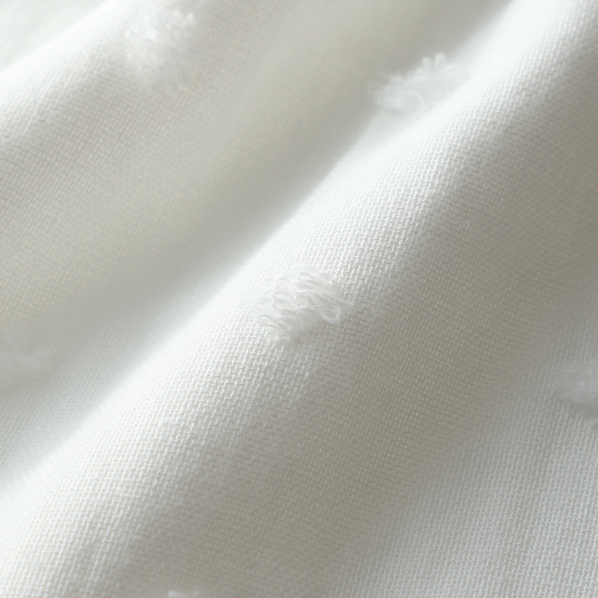 Fuwafuwa Gauze Dot guest towel in White