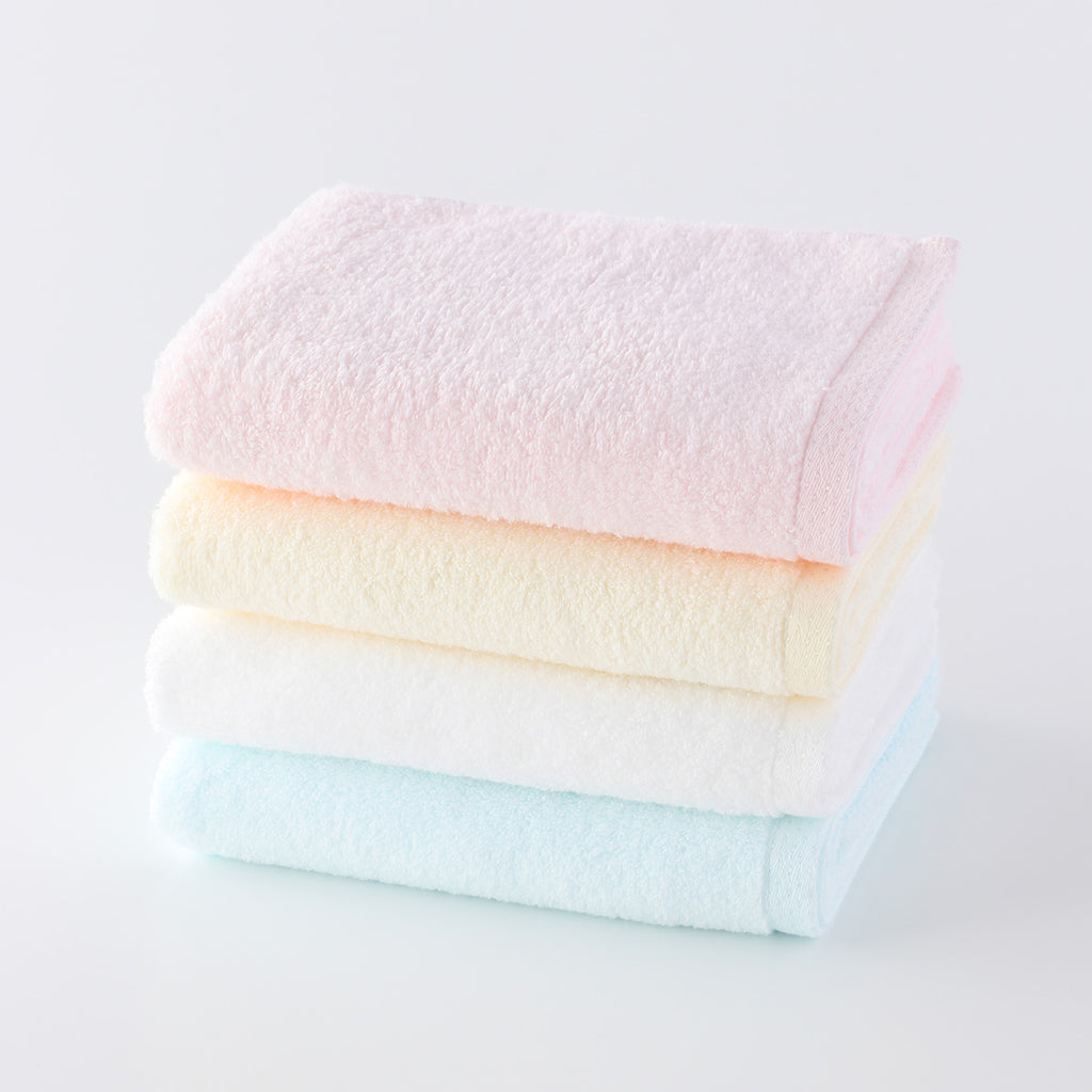 Fuwafuwa Color face towel in Blue