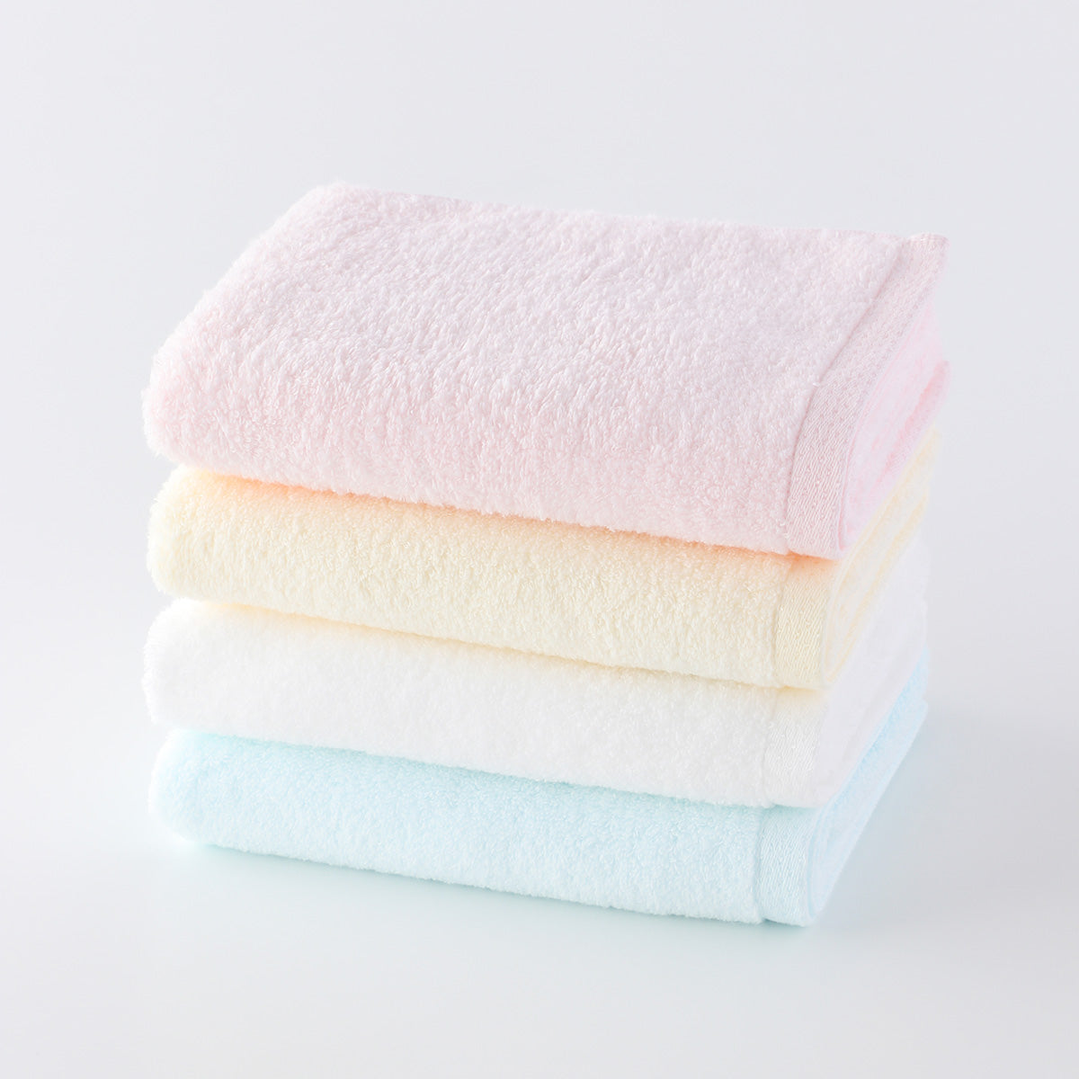 Fuwafuwa Color face towel in Blue